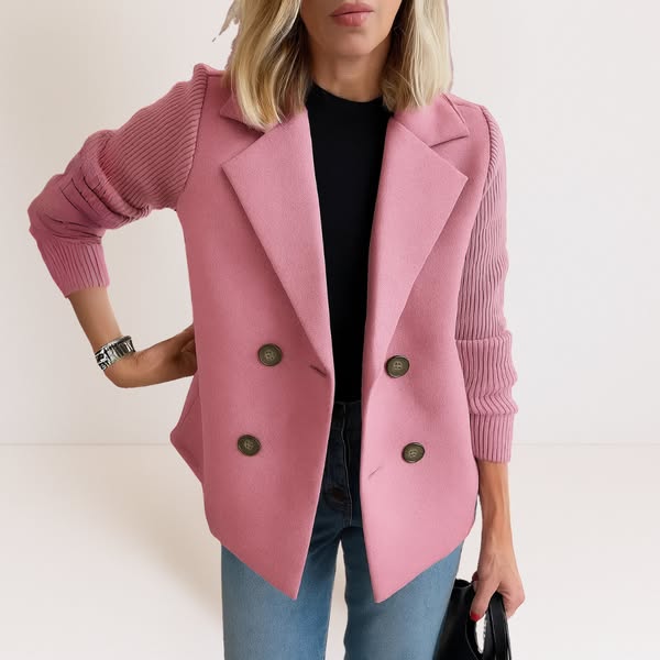 Isabella | knit-sleeve jacket