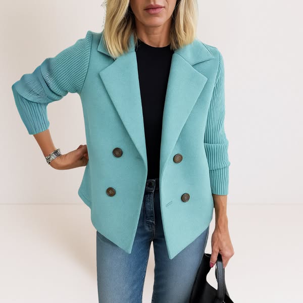 Isabella | knit-sleeve jacket