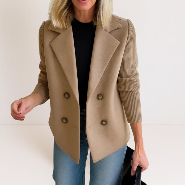 Isabella | knit-sleeve jacket