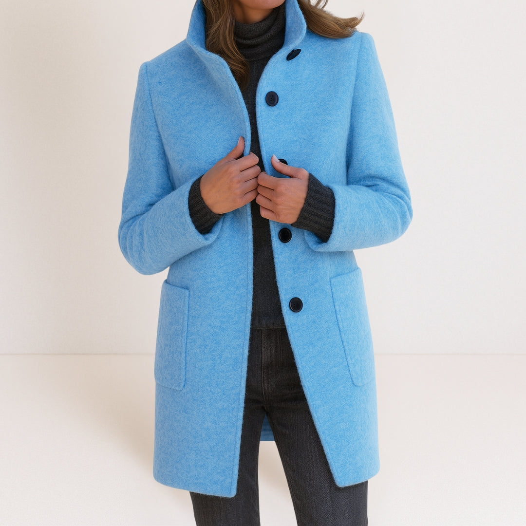 Stella™ | Timeless Elegance Jacket with High Collar