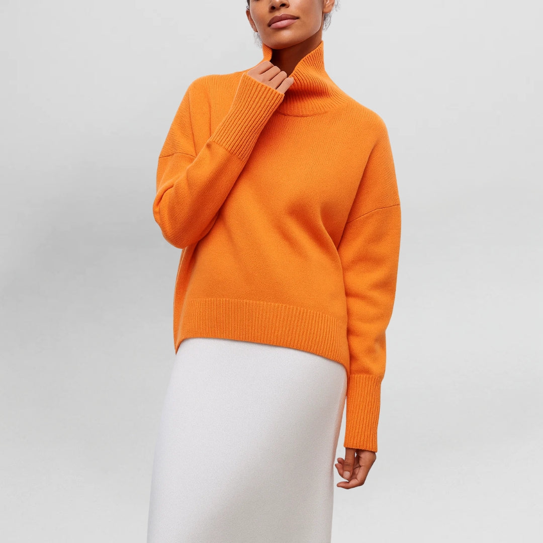 Celeste™ | Roll Neck Knitted Jumper