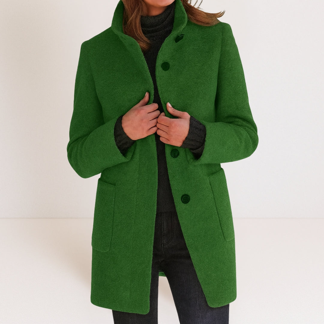 Stella™ | Timeless Elegance Jacket with High Collar
