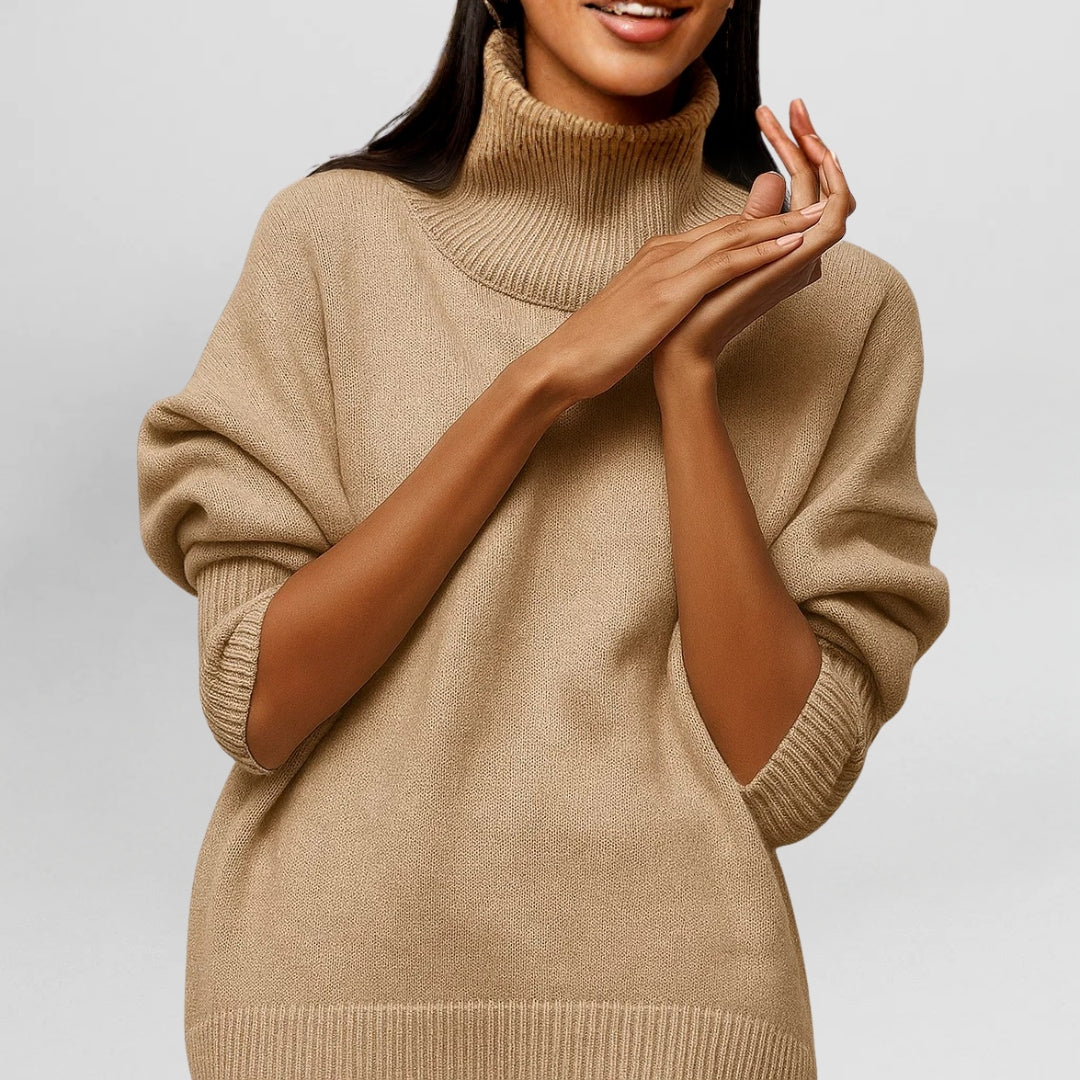 Celeste™ | Roll Neck Knitted Jumper