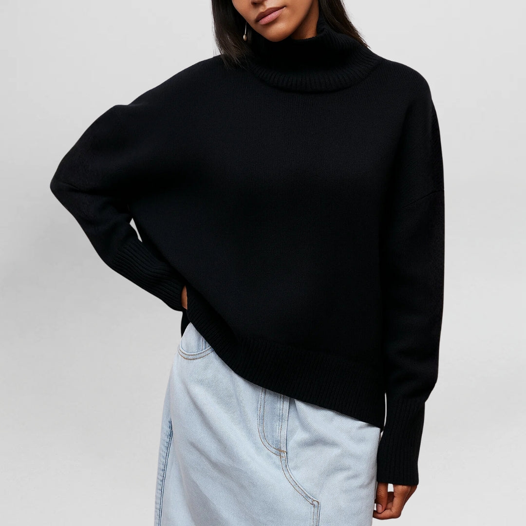 Celeste™ | Roll Neck Knitted Jumper
