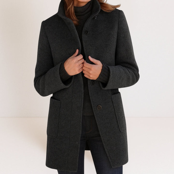 Stella™ | Timeless Elegance Jacket with High Collar