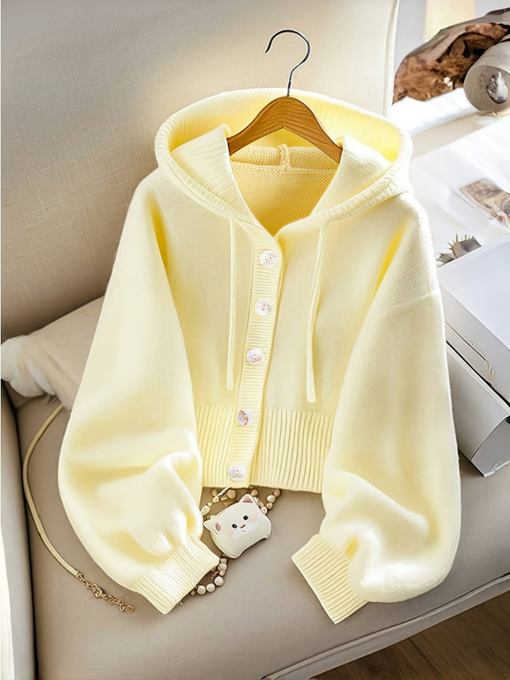 Lightweight Hooded Cardigan
