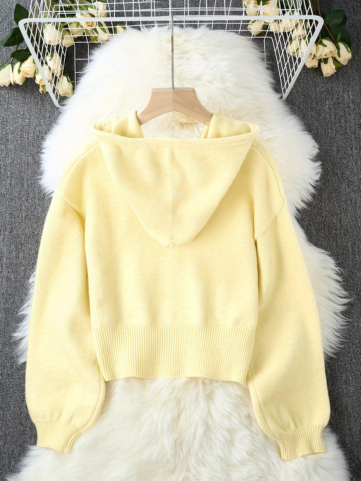 Lightweight Hooded Cardigan