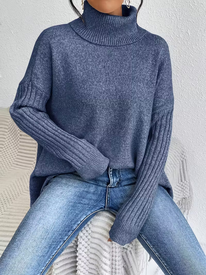 Cozy Roll Neck Maxi Sweater