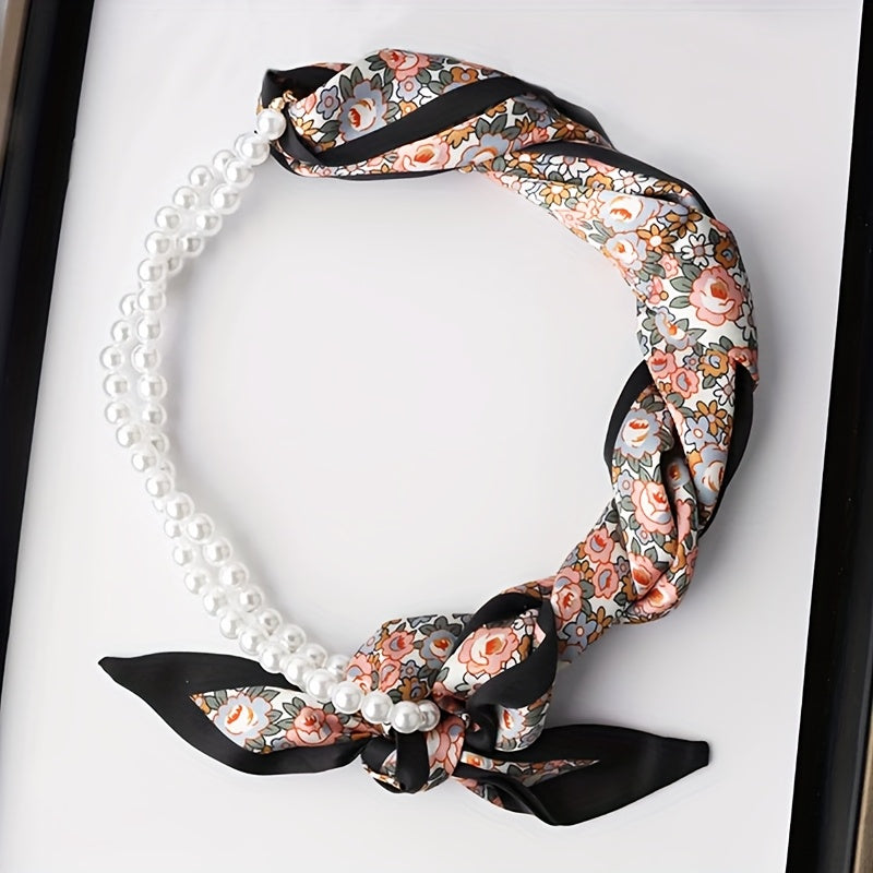 Monaco Chic Ribbon Scarf