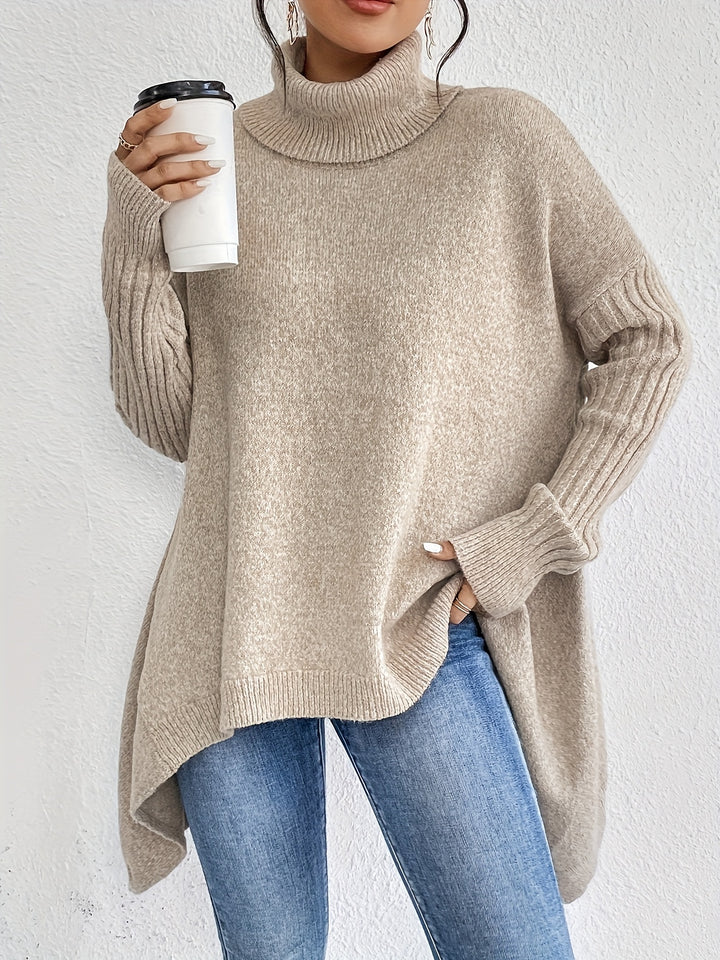Cozy Roll Neck Maxi Sweater