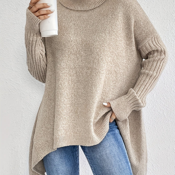 Cozy Roll Neck Maxi Sweater