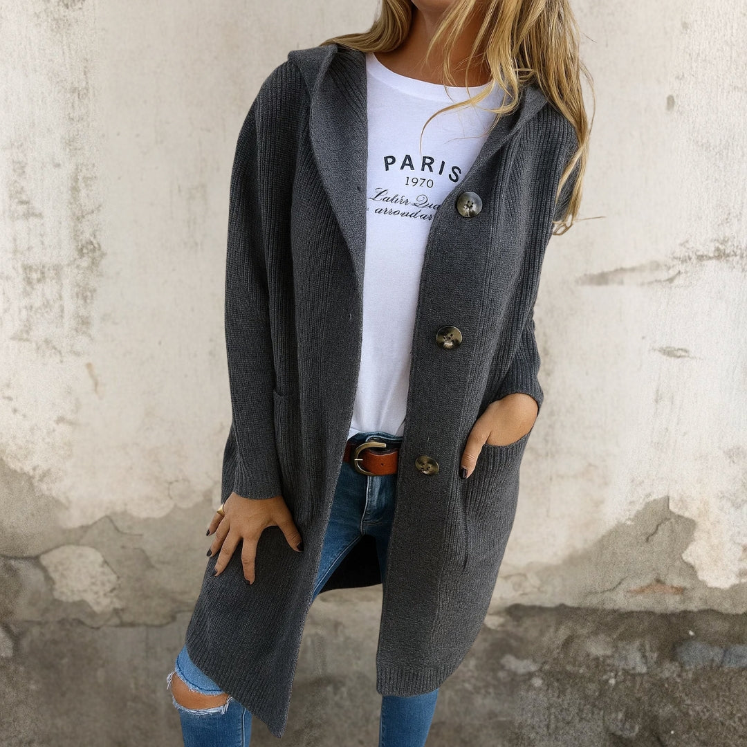 Paula™ | Chic Longline Knit Cardigan