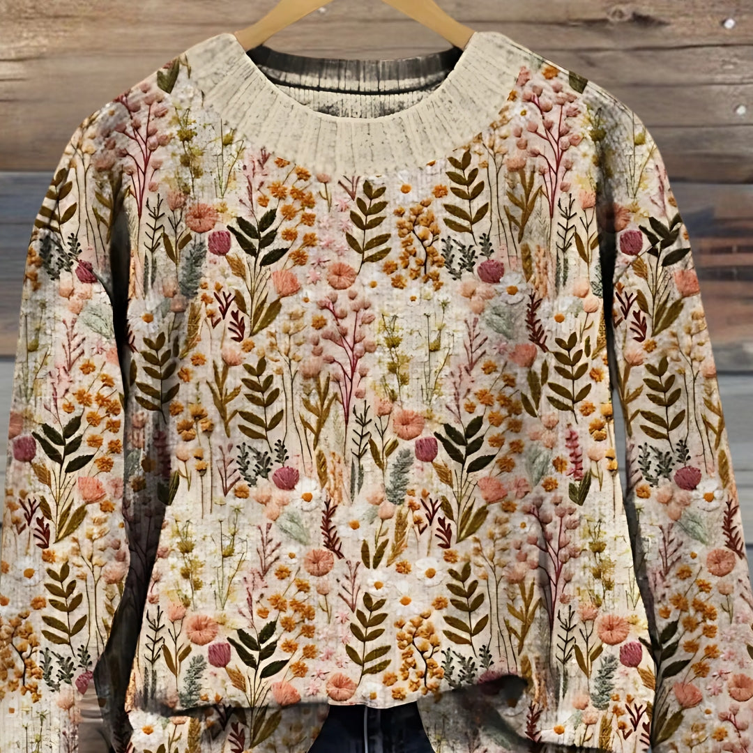Nova™ | Comfortable Floral Sweater