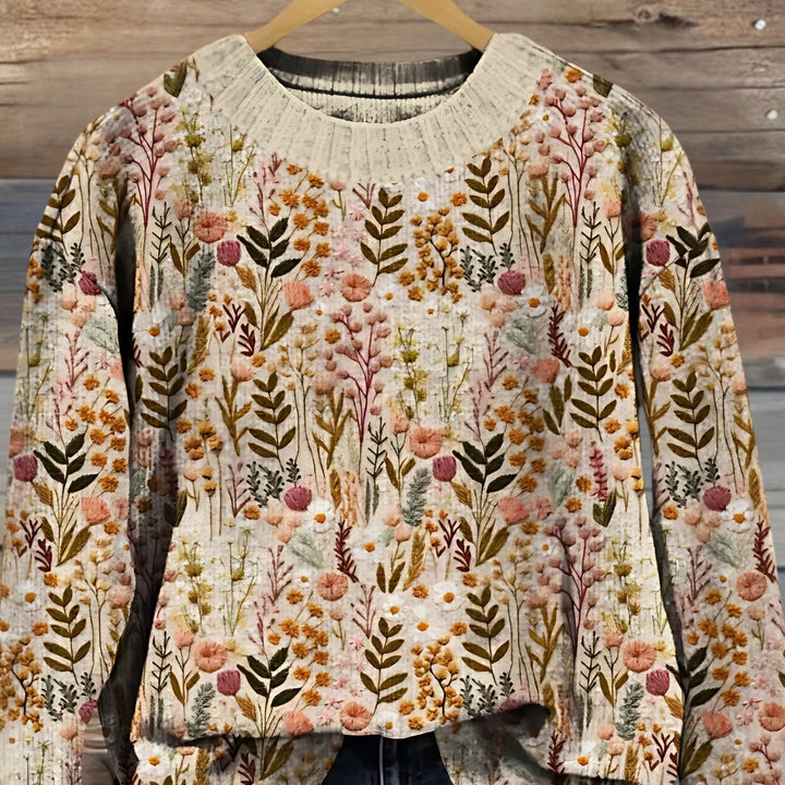 Nova™ | Comfortable Floral Sweater