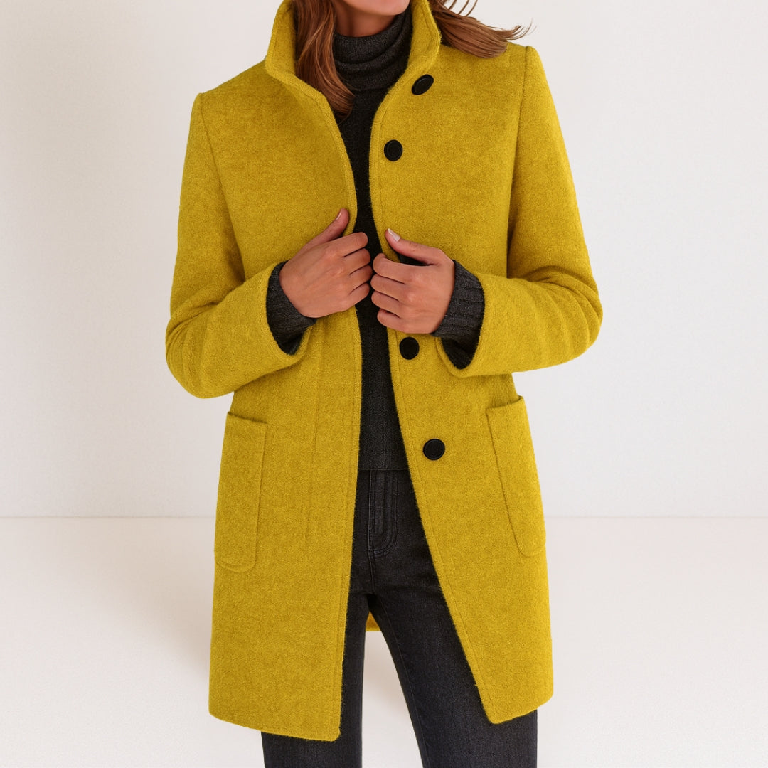 Stella™ | Timeless Elegance Jacket with High Collar