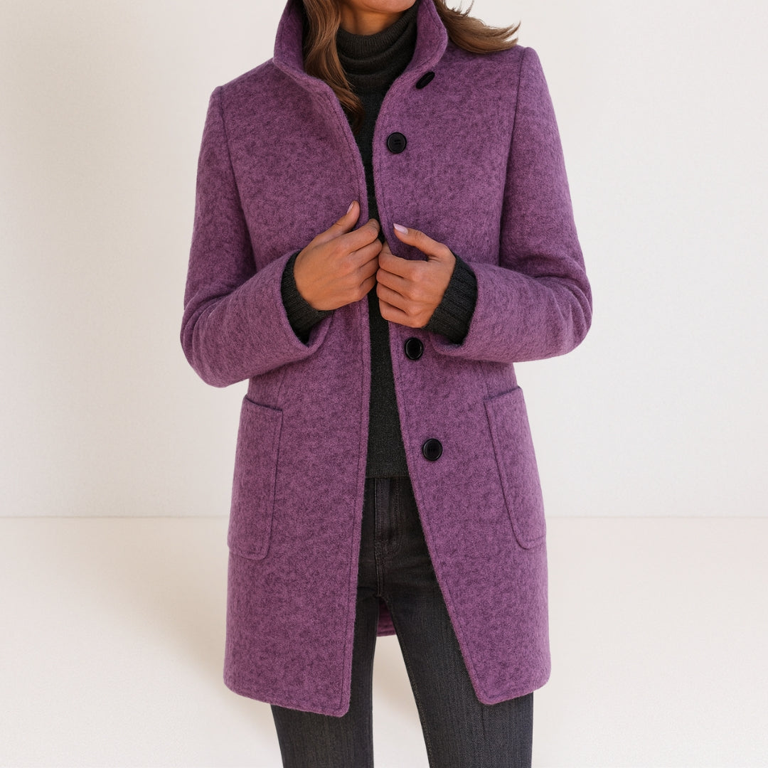 Stella™ | Timeless Elegance Jacket with High Collar