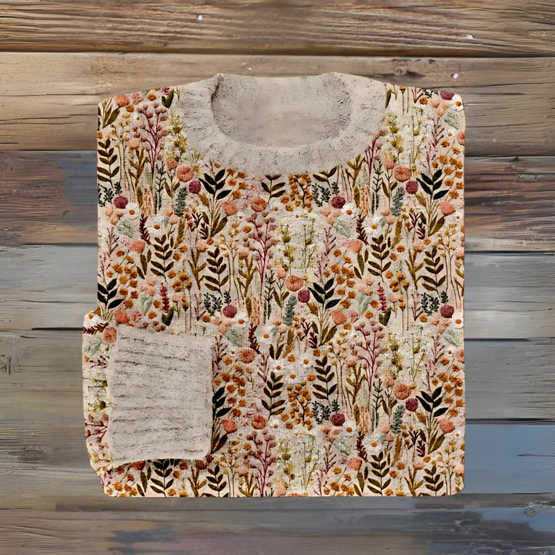 Nova™ | Comfortable Floral Sweater