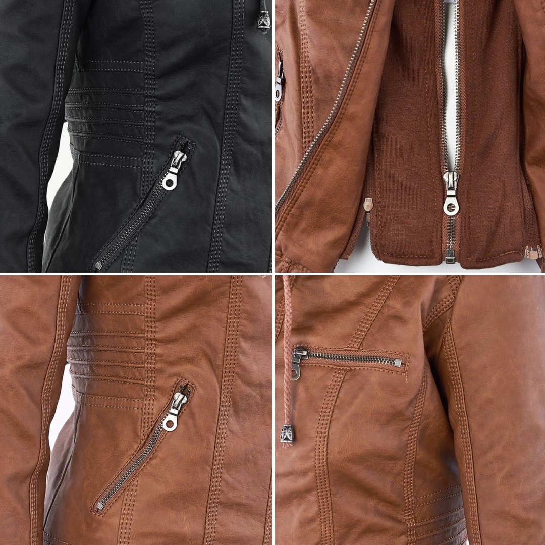 Monika™ | Robust & Elegant Leather Jacket