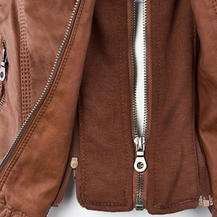 Monika™ | Robust & Elegant Leather Jacket