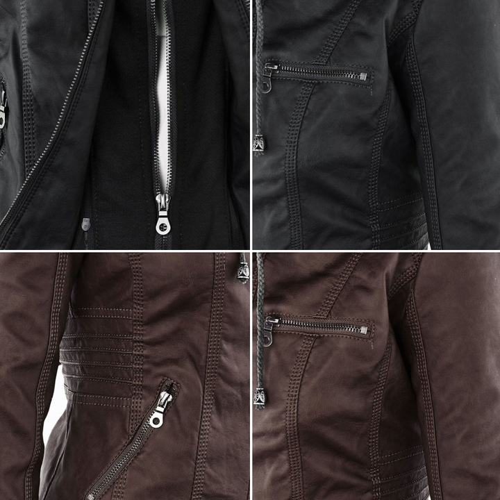 Monika™ | Robust & Elegant Leather Jacket