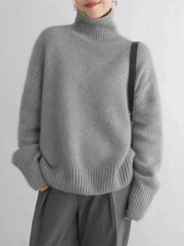 Isabella | Your Perfect Cashmere Roll Neck Jumper