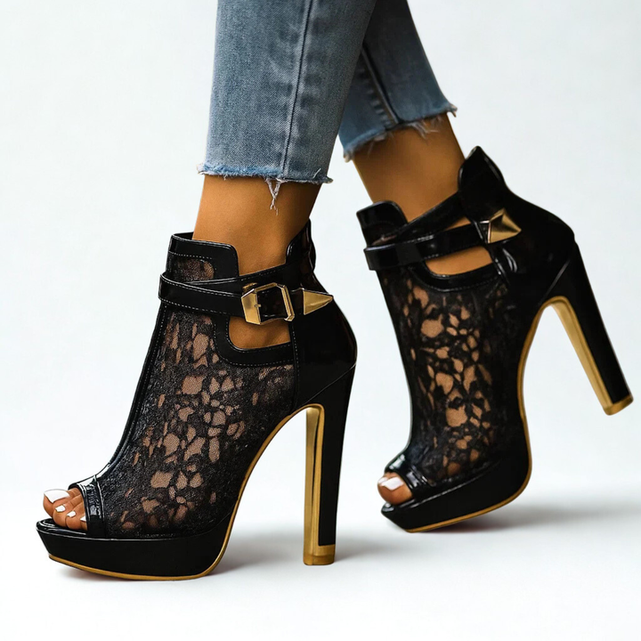 Elegant Lace Heels