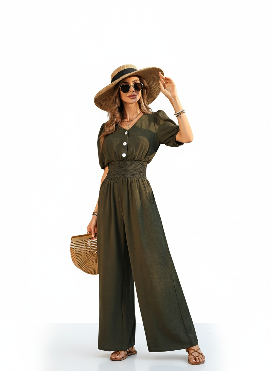 Amesterdam Minimalist Elegance Jumpsuit – Slim Fit & Modern Look