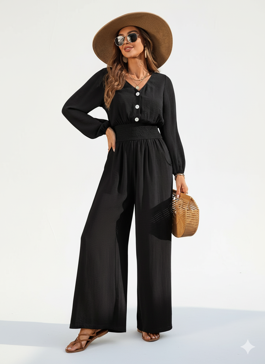 Amesterdam Minimalist Elegance Jumpsuit – Slim Fit & Modern Look