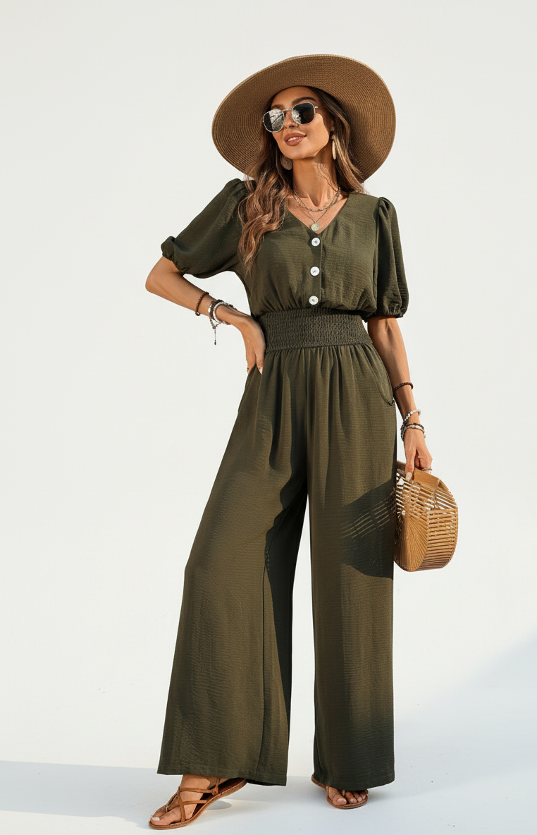 Amesterdam Minimalist Elegance Jumpsuit – Slim Fit & Modern Look