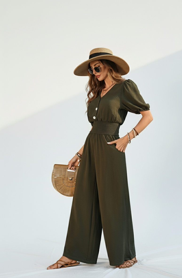 Amesterdam Minimalist Elegance Jumpsuit – Slim Fit & Modern Look