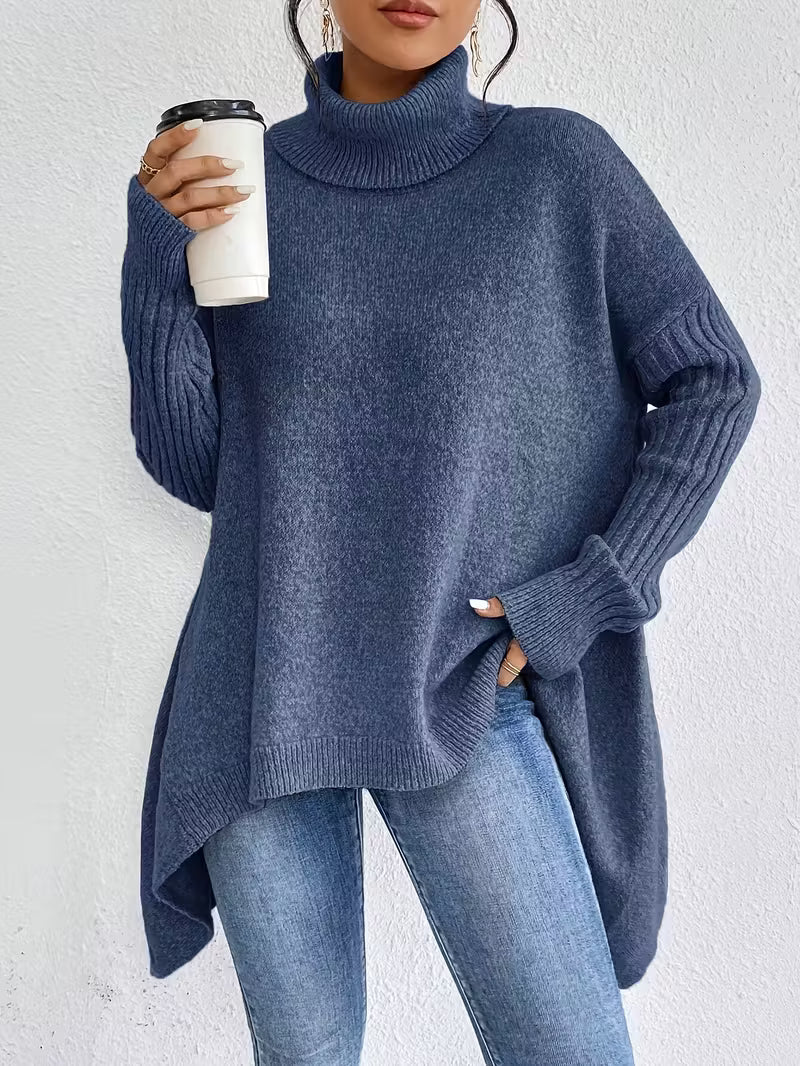 Cozy Roll Neck Maxi Sweater