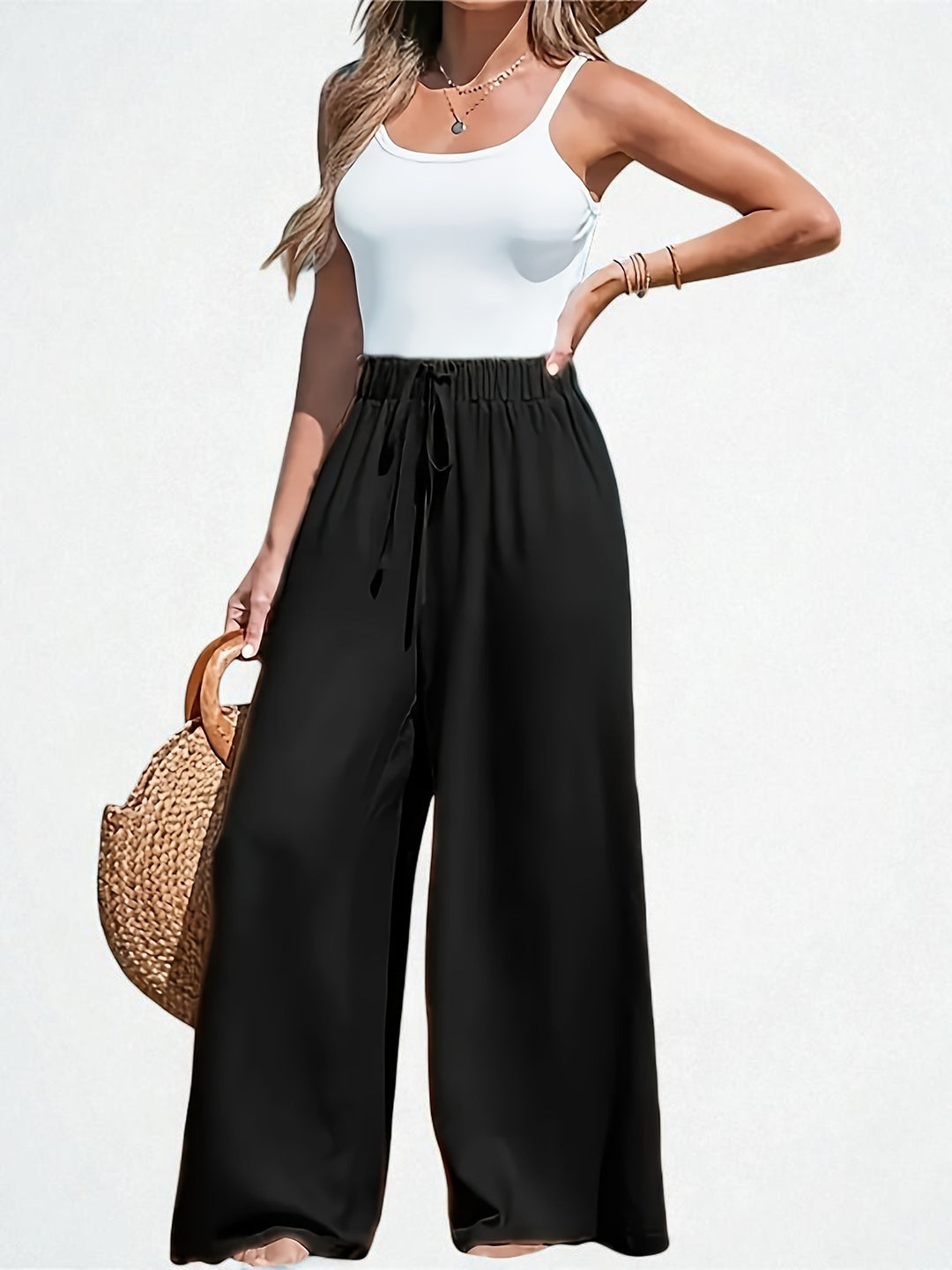 Florence Breathable Wide-Leg Trousers