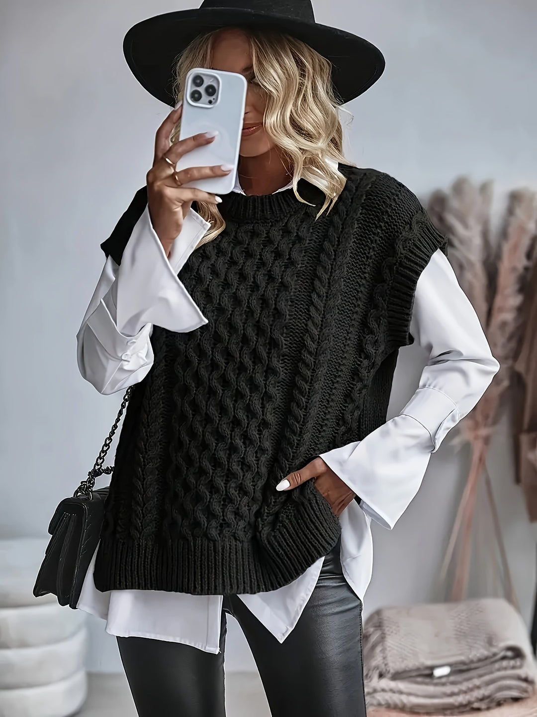 Sydney All-Season Twisted Cable Vest