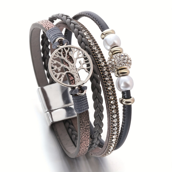 Doha Vintage Leather Bracelet