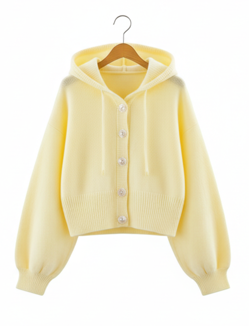 Lightweight Hooded Cardigan